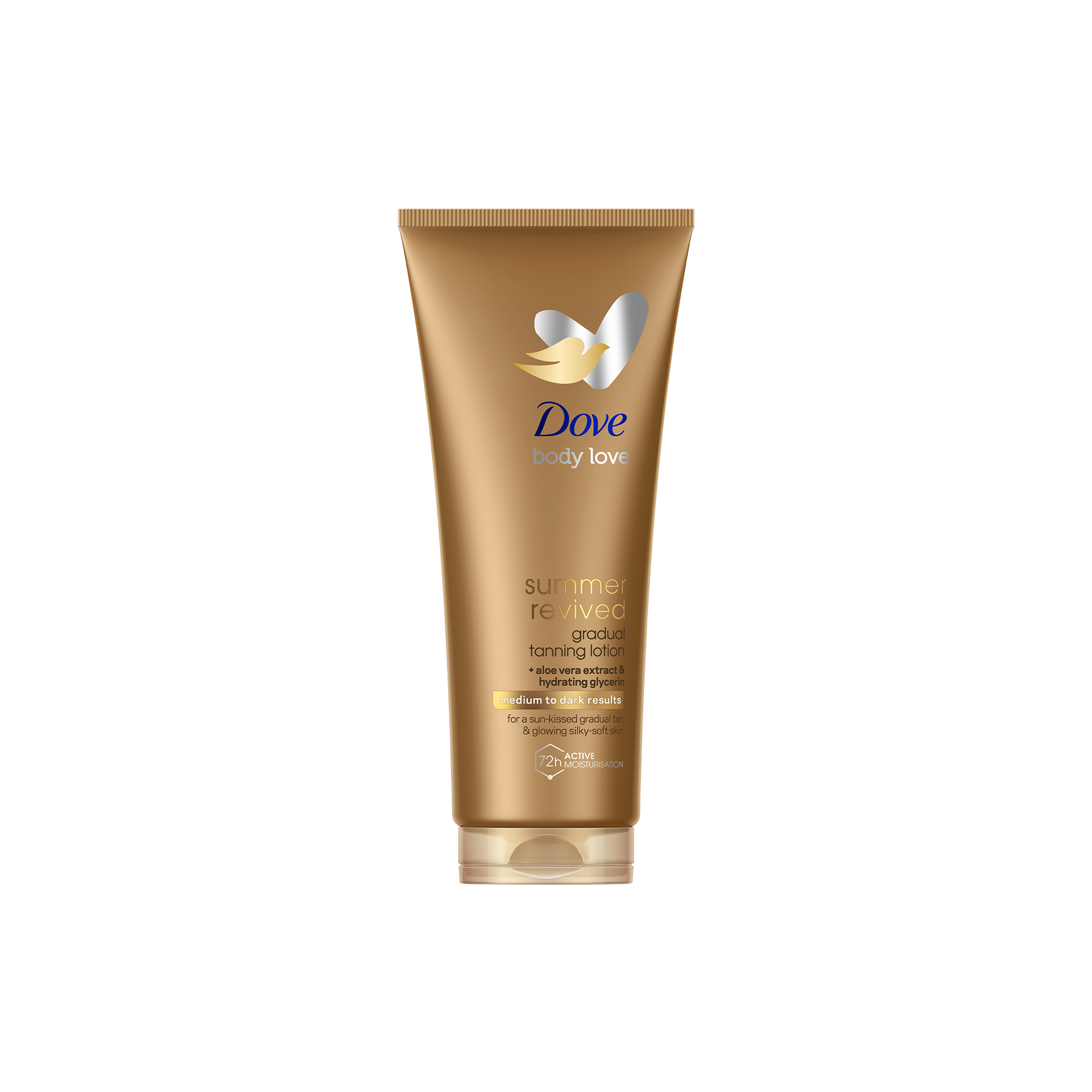 Creme Bronzeador Dove Summer Revived Escuro 200ml