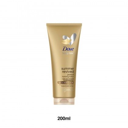 Creme Bronzeador Dove Summer Revived Claro 200ml Creme Bronzeador Dove Summer Revived Claro 200ml