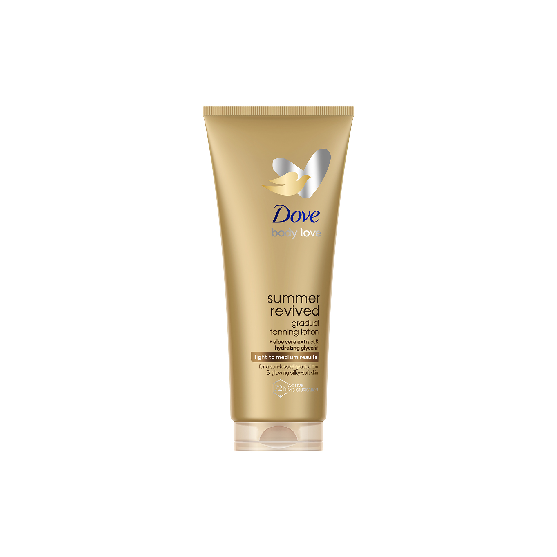 Creme Bronzeador Dove Summer Revived Claro 200ml