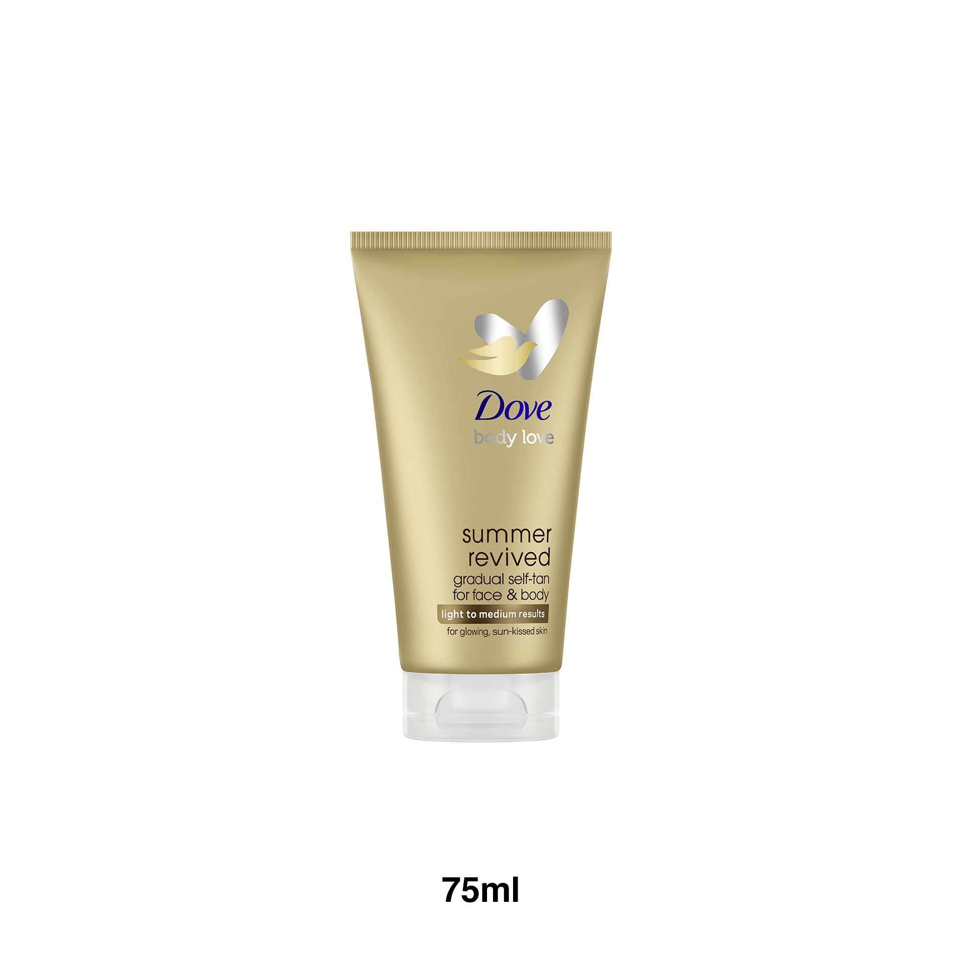Creme Bronzeador Dove Rosto Summer Revived Claro 75ml