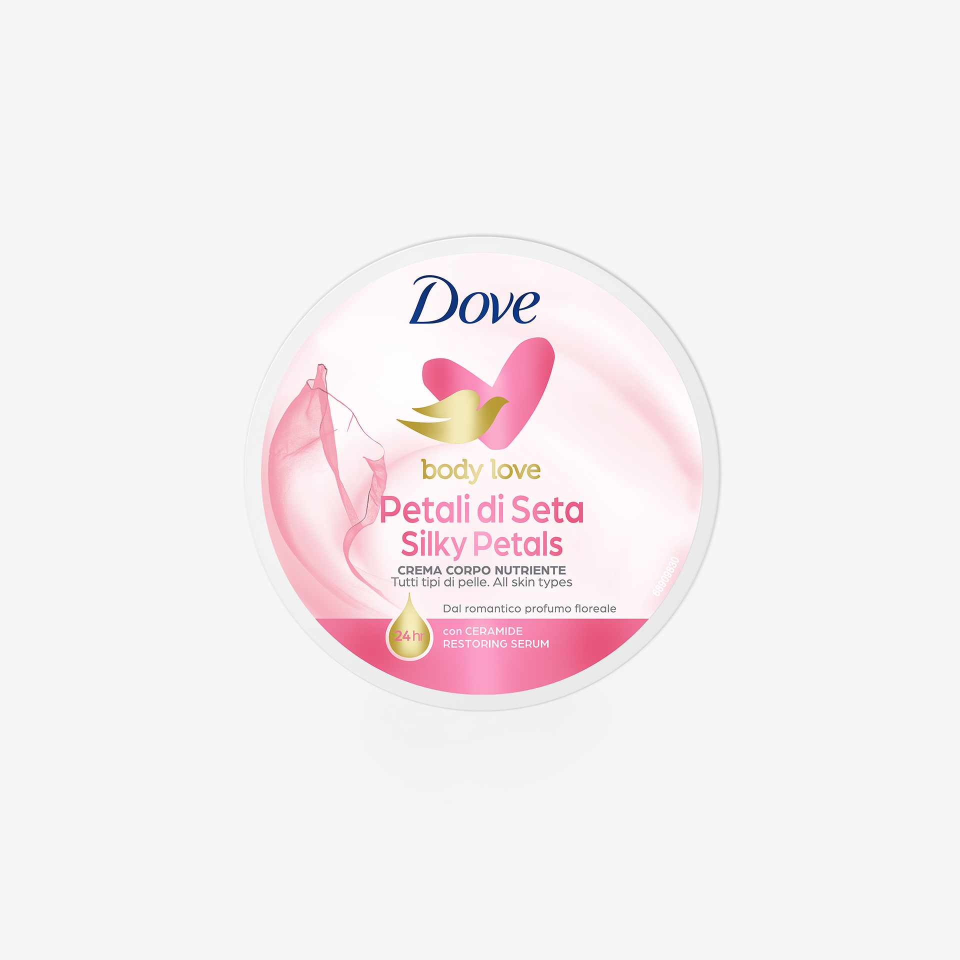 Creme Corpo Dove Silky Petals 300ml