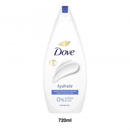 Gel Banho Dove Hydrate 720ml Gel Banho Dove Hydrate 720ml
