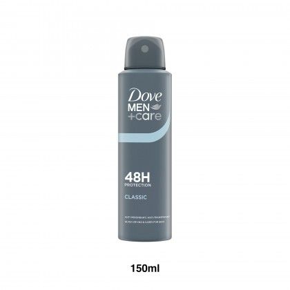 Desodorizante Spray Dove Men Classic 48H 150ml Desodorizante Spray Dove Men Classic 48H 150ml