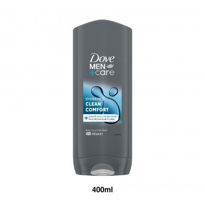 Gel Banho Dove Men Clean Comfort 400ml Gel Banho Dove Men Clean Comfort 400ml