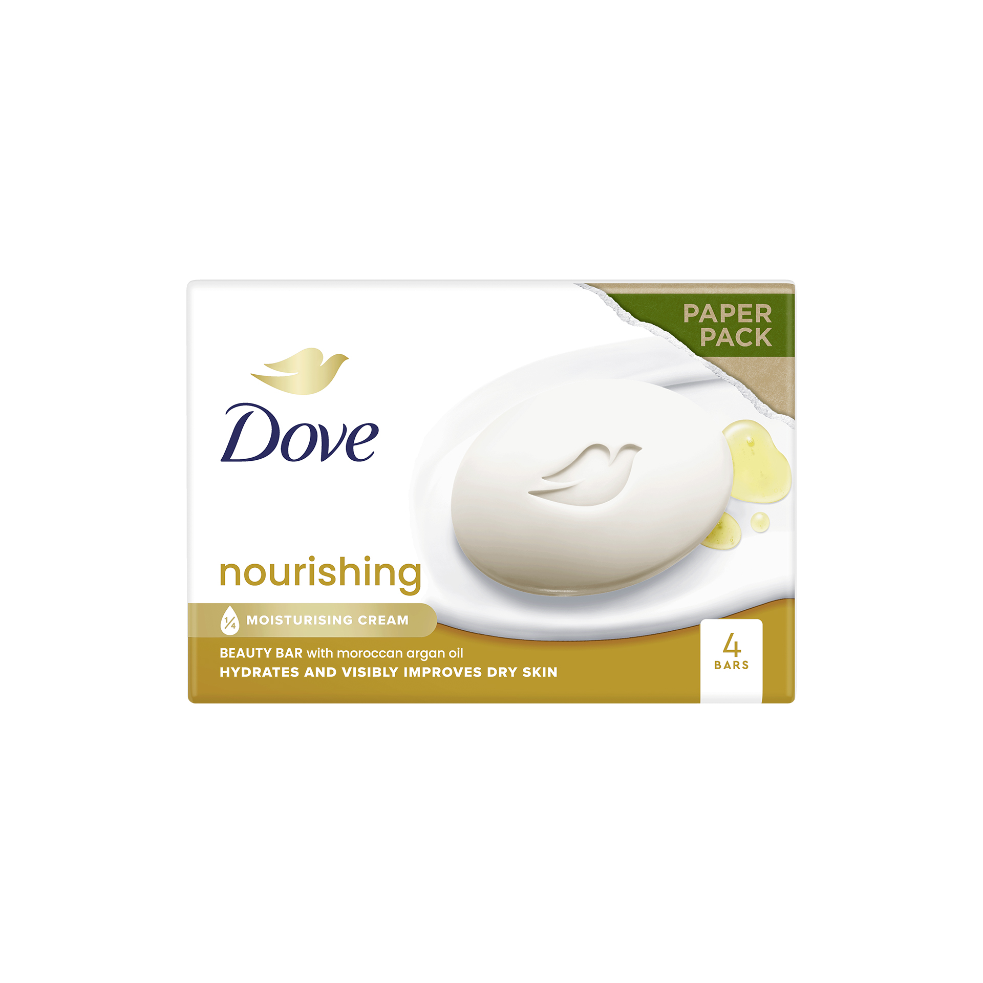 Sabonete Dove Argan Oil Pack 4 90gr