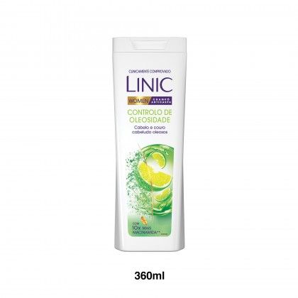 Champo Anti-Caspa Linic Controlo Oleosidade 360ml Champo Anti-Caspa Linic Controlo Oleosidade 360ml