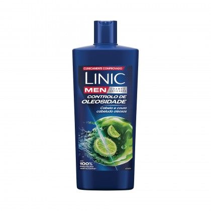 Champo Anti-Caspa Linic Men Controlo Oleosidade 610ml Champo Anti-Caspa Linic Men Controlo Oleosidade 610ml