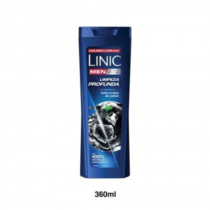 Champo Anti-Caspa Linic Men Limpeza Profunda 360ml Champo Anti-Caspa Linic Men Limpeza Profunda 360ml