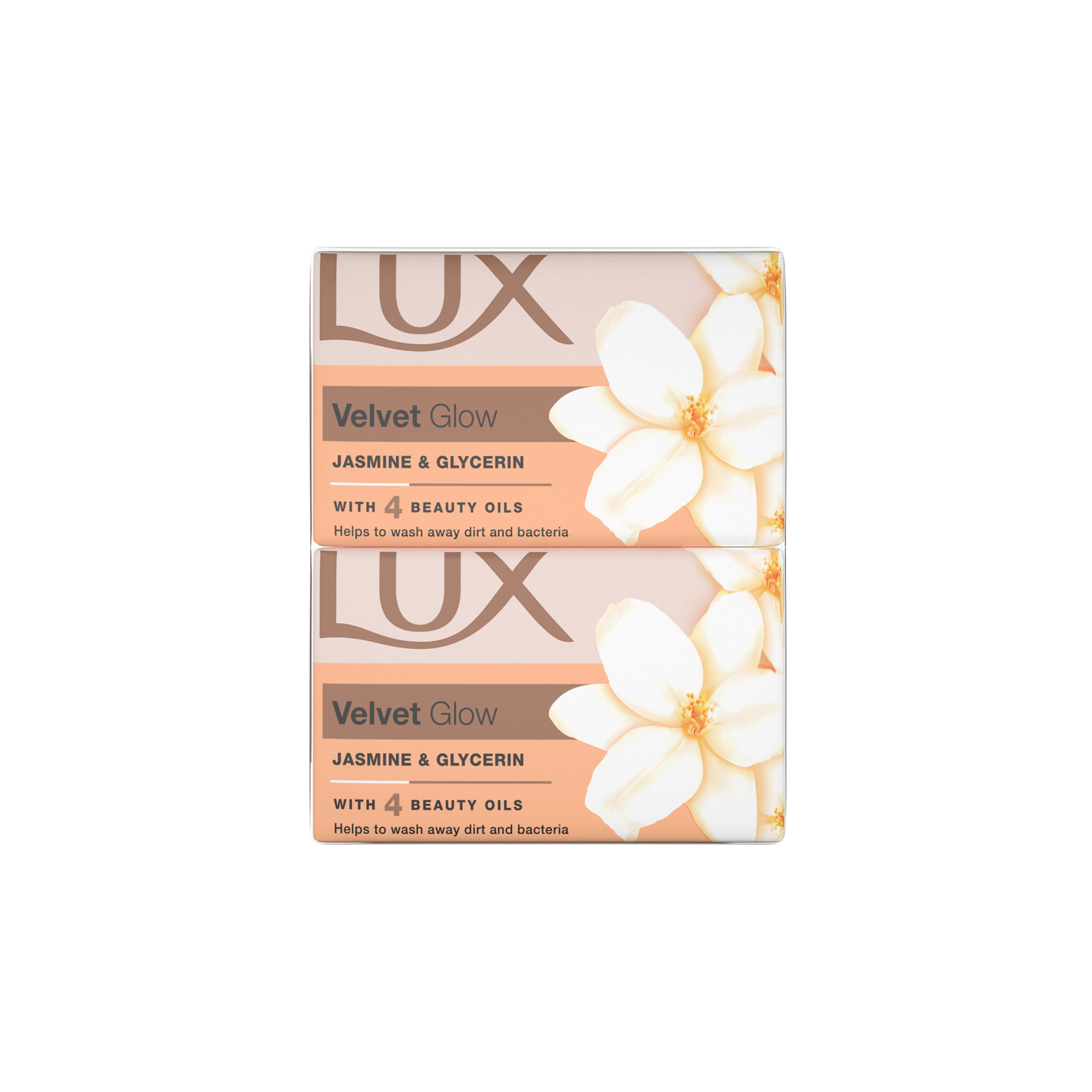 Sabonete Lux Velvet Glow Pack 4 90gr