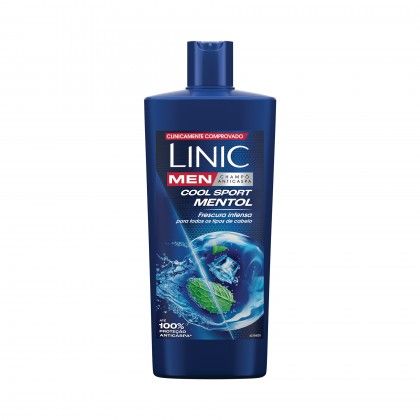 Champo Anti-Caspa Linic Men Coolsport Mentol 610ml Champo Anti-Caspa Linic Men Coolsport Mentol 610ml