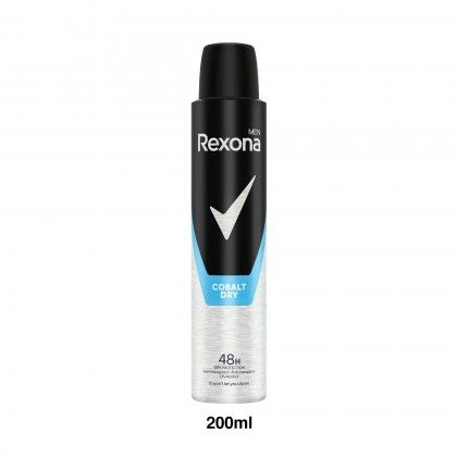 Desodorizante Spray Rexona Men Cobalt 48H 200ml Desodorizante Spray Rexona Men Cobalt 48H 200ml