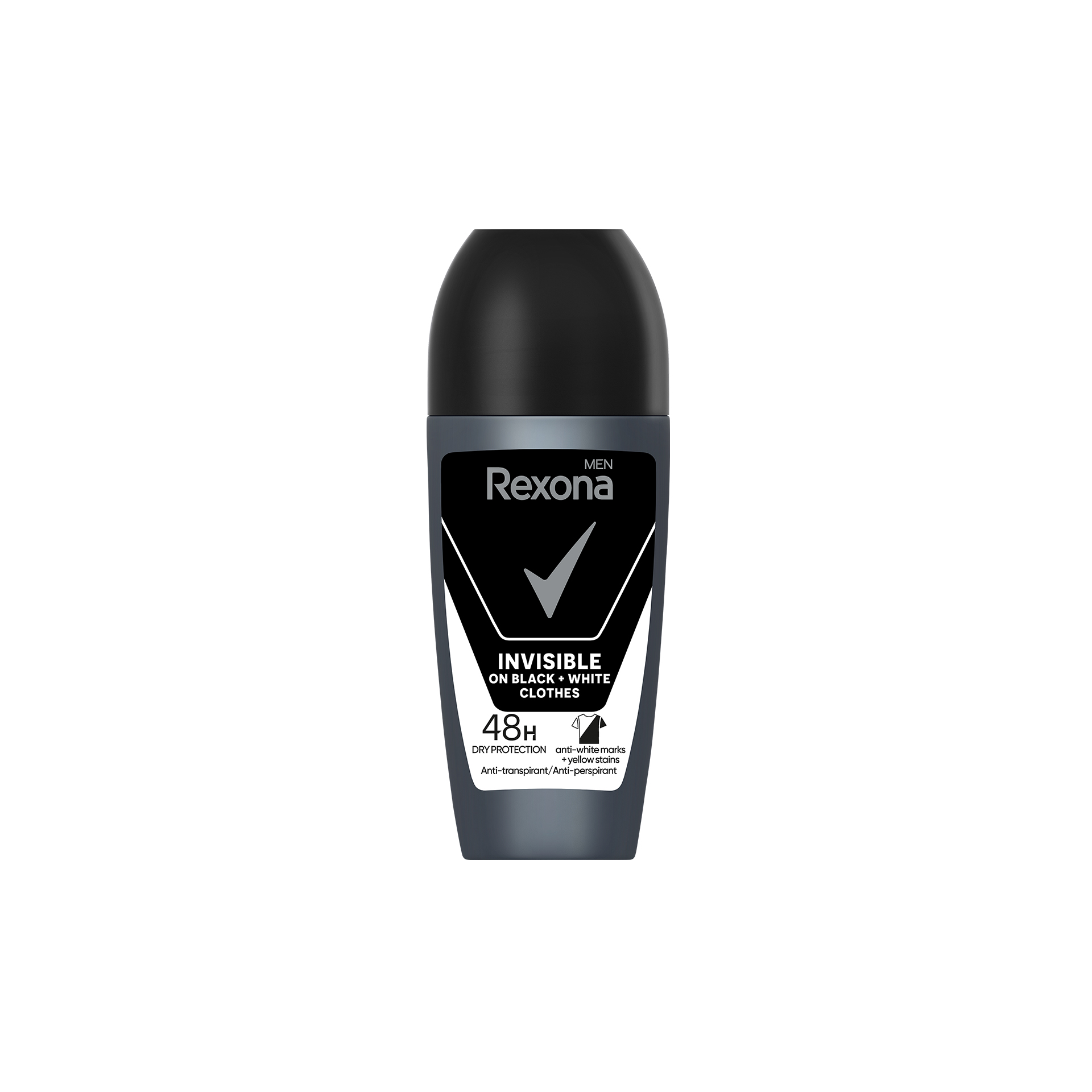 Desodorizante Roll-On Rexona Men Inv B+W 48H 50ml