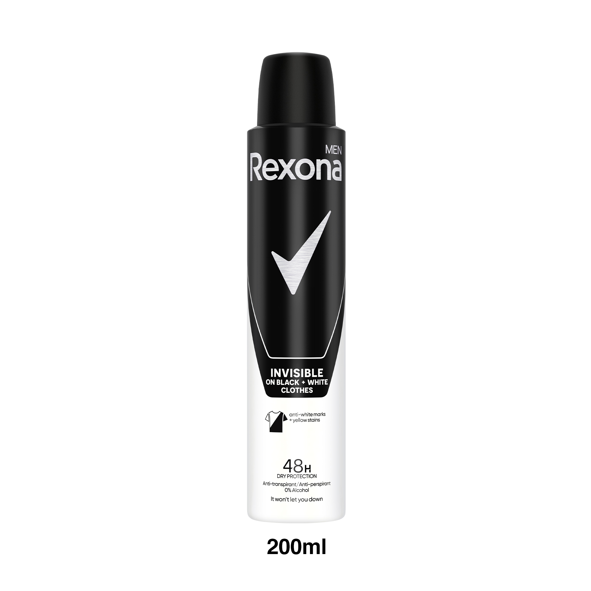 Desodorizante Spray Rexona Men invisible 48H 200ml