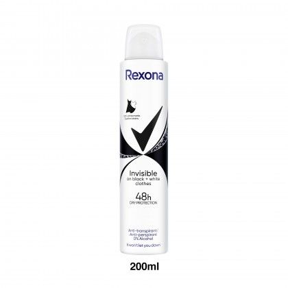 Desodorizante Spray Rexona Women invisible 48H 200ml Desodorizante Spray Rexona Women invisible 48H 200ml