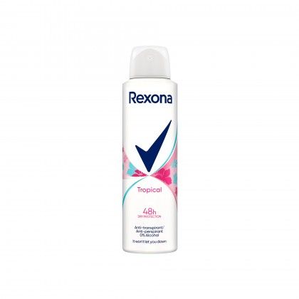 Desodorizante Spray Rexona Women Tropical 48H 150ml Desodorizante Spray Rexona Women Tropical 48H 150ml