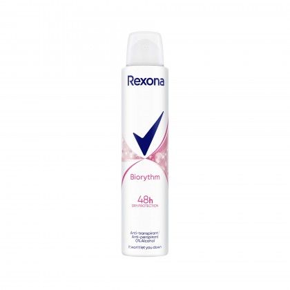 Desodorizante Spray Rexona Women Biorythm 48H 200ml Desodorizante Spray Rexona Women Biorythm 48H 200ml