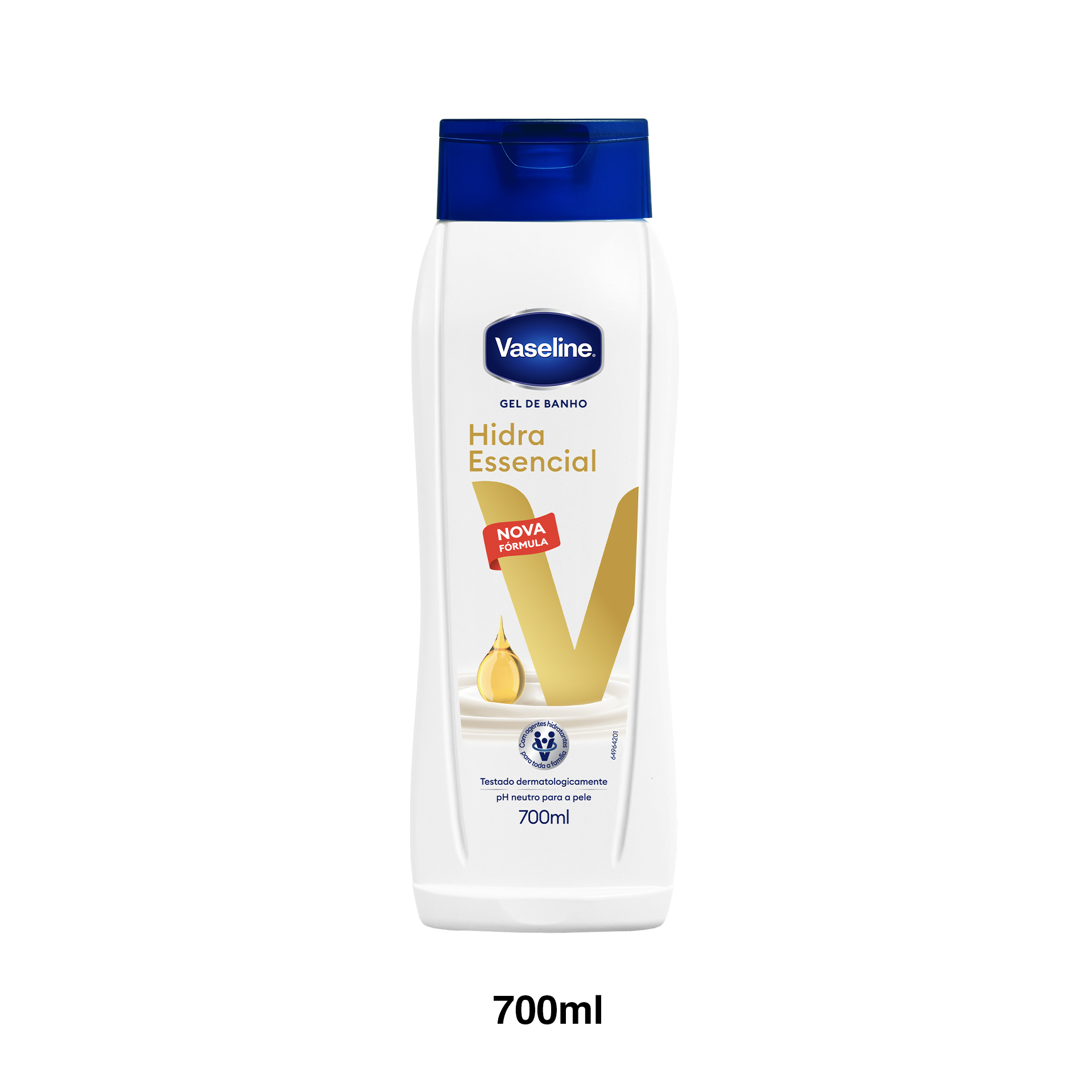 Gel Banho Vaseline Hidra Essencial 700ml