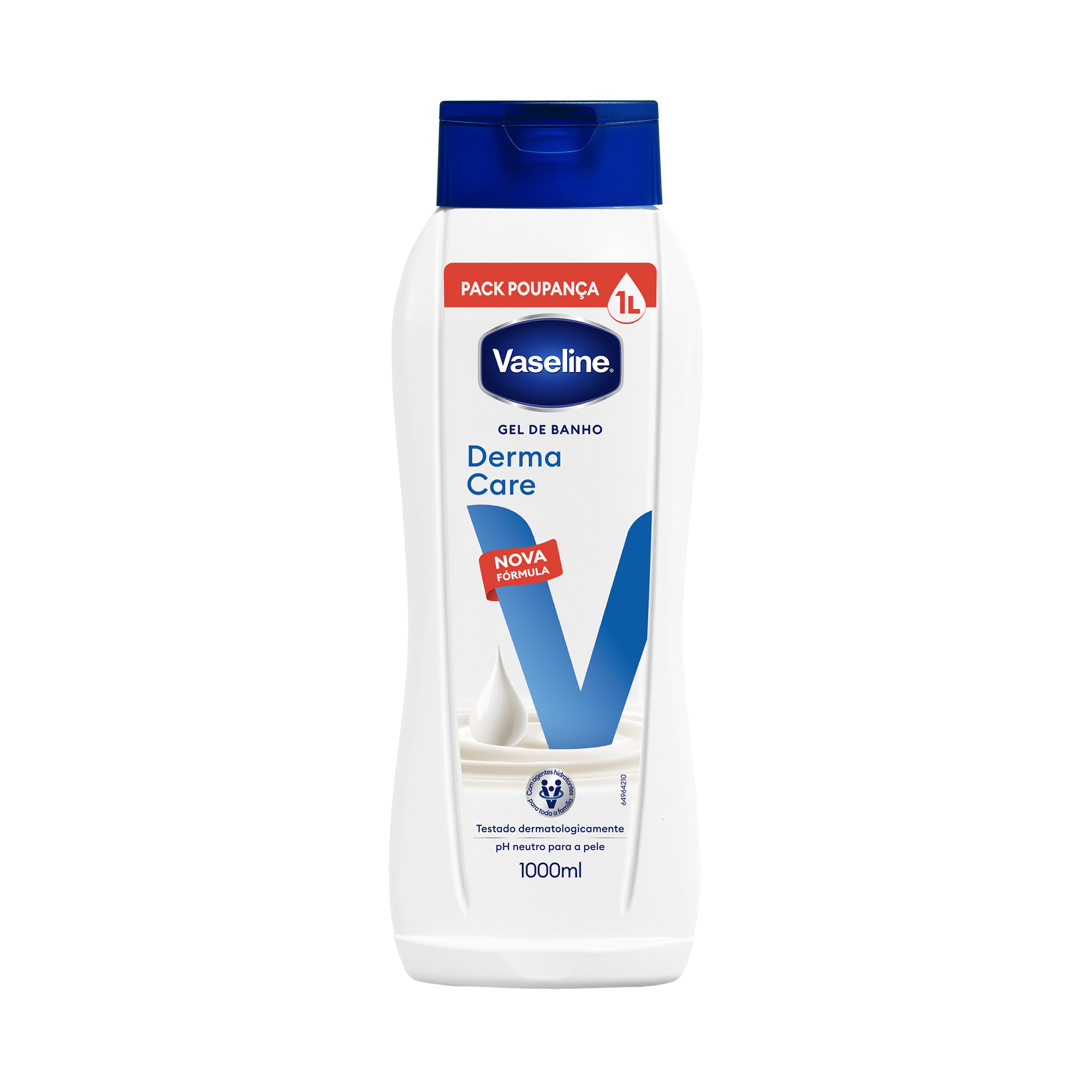 Gel Banho Vaseline Derma Care 1000ml