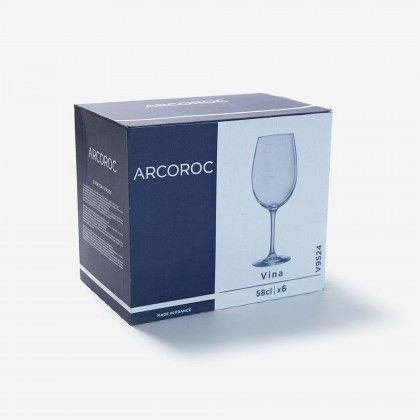 Copo com Pé Vina 58cl Pack 6 Copo com Pé Vina 58cl Pack 6