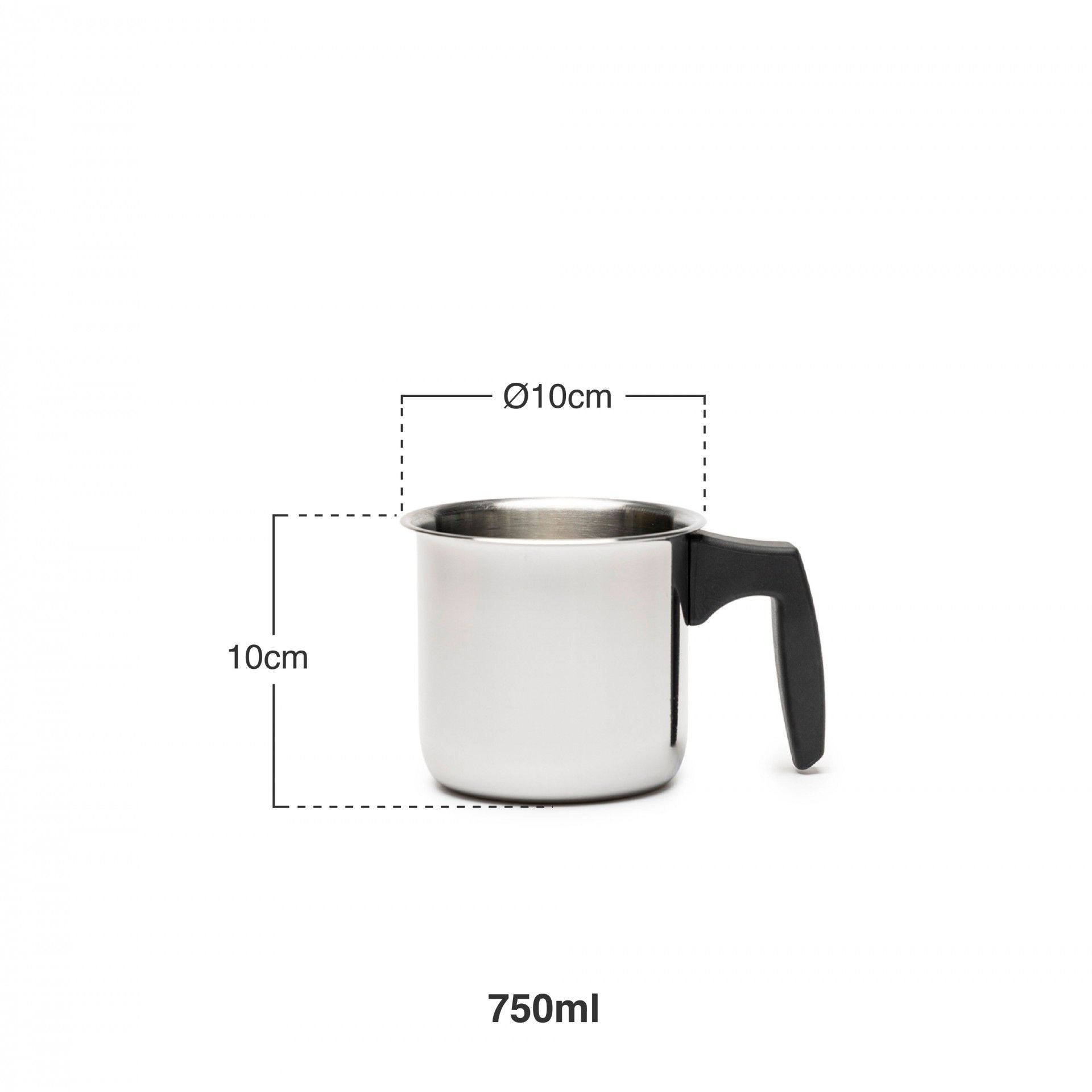 Fervedor Com Asa Baquelite 750ml Ø10X10cm