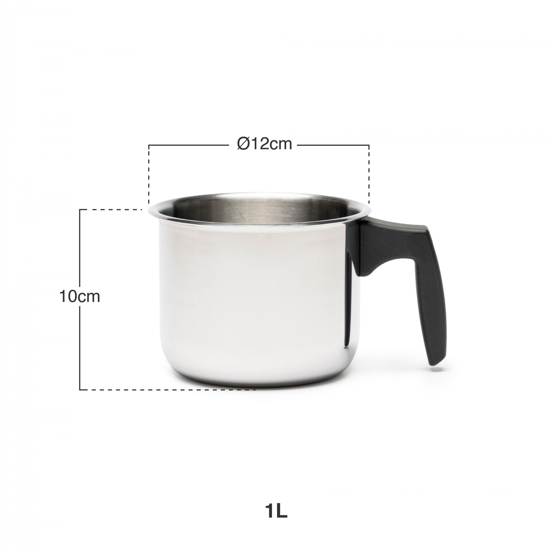 Fervedor Com Asa Baquelite 1000ml Ø12X10cm