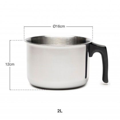 Fervedor Com Asa Baquelite 2000ml  �16X12cm