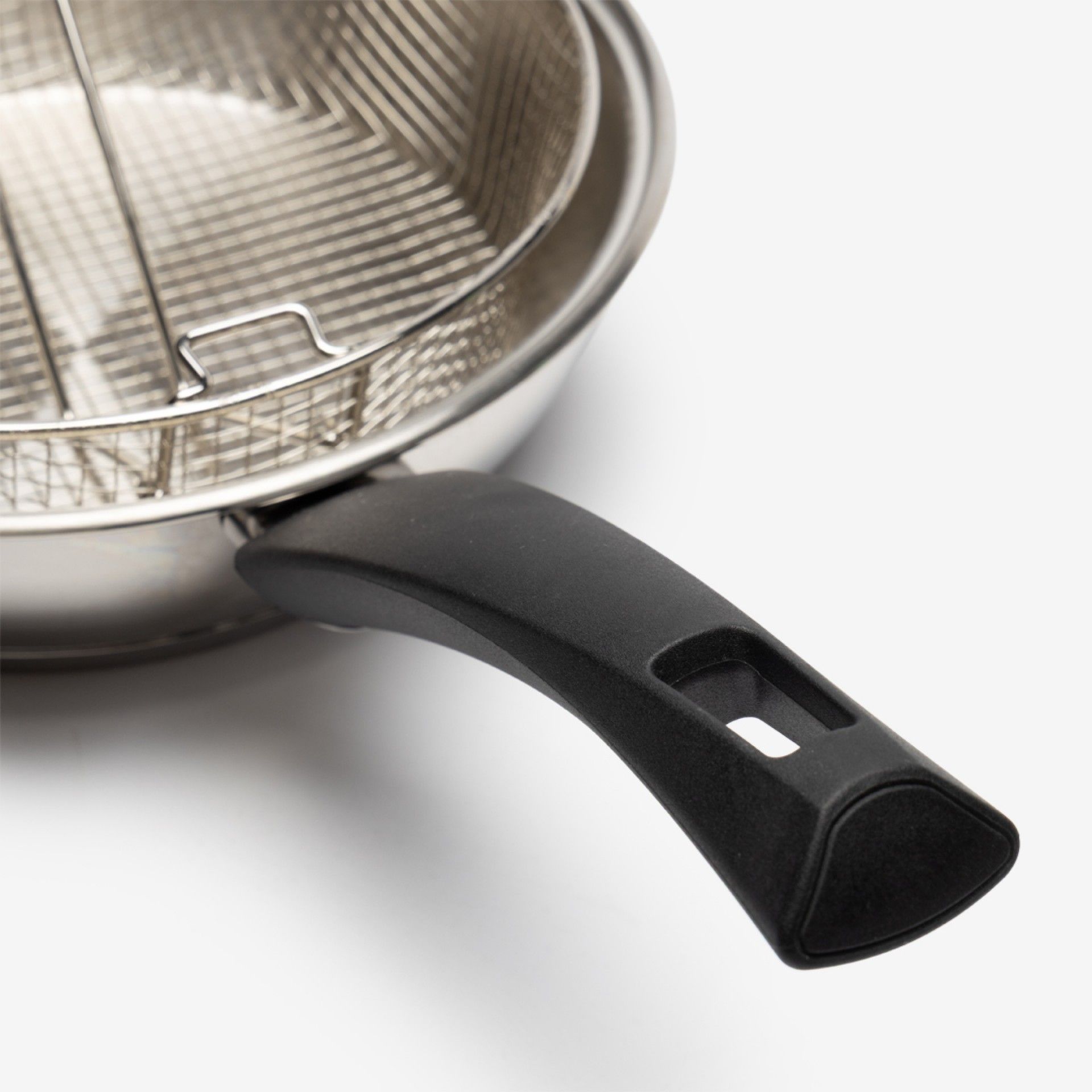 Fritadeira Com Cesto Com Cabo Inox 2.5l Ø24cm