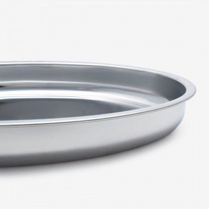 Assadeira Oval Inox 45X29cm Assadeira Oval Inox 45X29cm