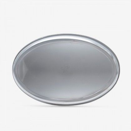 Assadeira Oval Inox 50X31cm Assadeira Oval Inox 50X31cm
