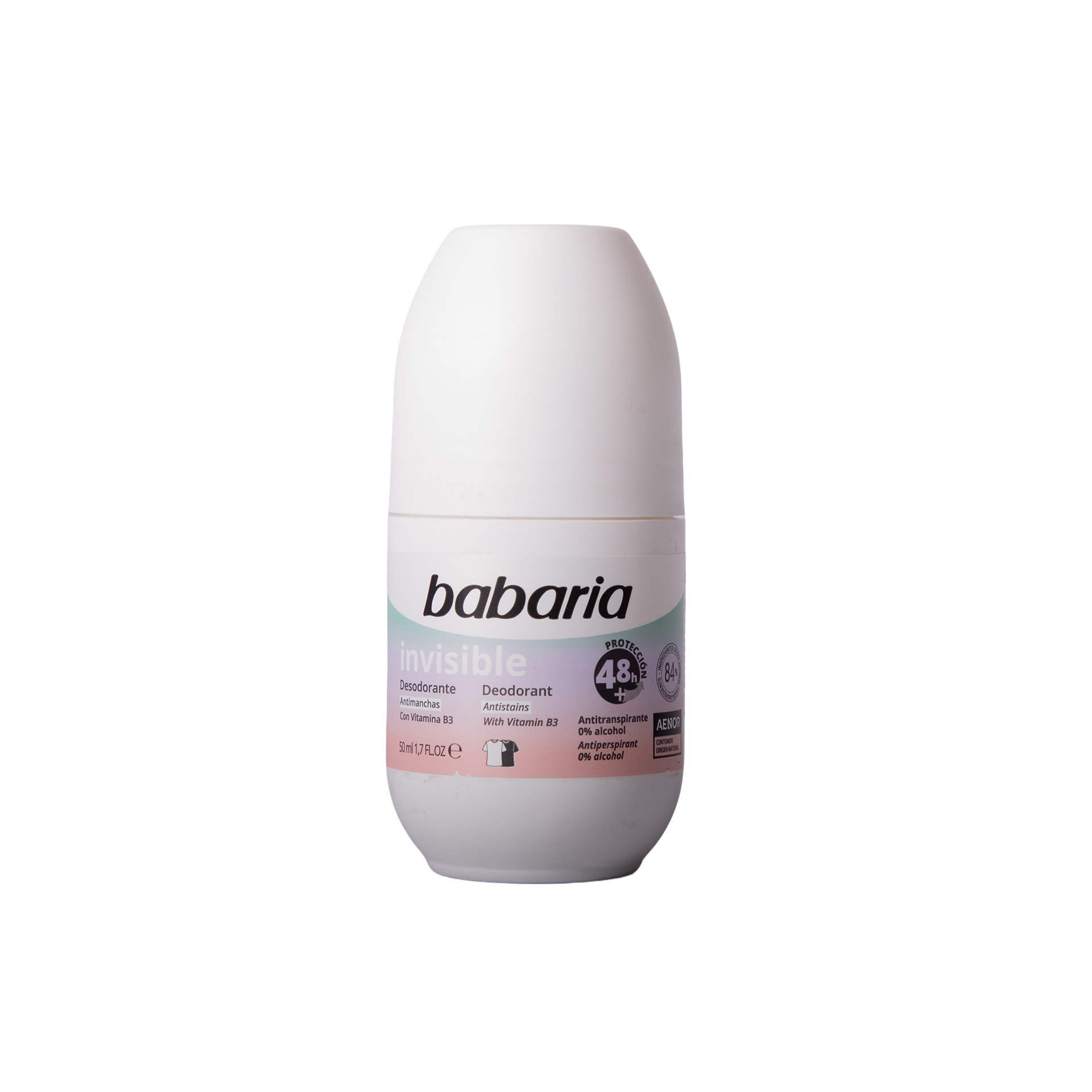 Desodorizante Roll-On Babaria Invisivel 50ml