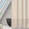 Cortina Banho Poliester Bege 180X180cm Cortina Banho Poliester Bege 180X180cm
