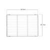 Grelha Para Assadeira Inox 32.5X23.7cm