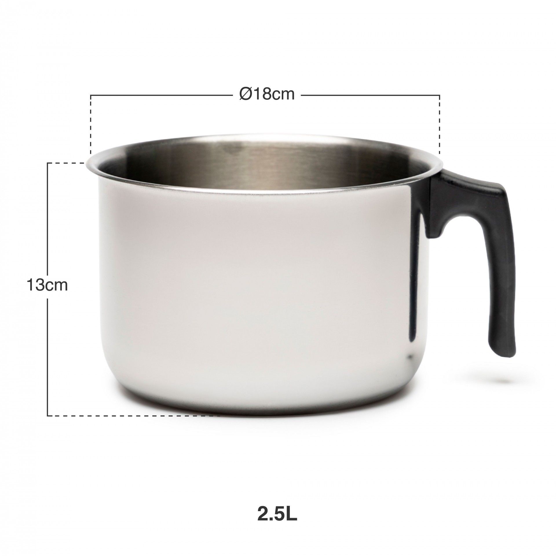 Fervedor Com Asa Baquelite 2500ml Ø18X13cm