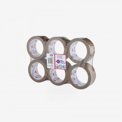 Fita Cola Pvc Eurocel Castanha 48mmX60m