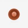Vaso Plástico Tradicional Brilho Redondo Castanho 20cm Vaso Plástico Tradicional Brilho Redondo Castanho 20cm