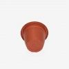 Vaso Pl�stico Tradicional Liso Redondo Terracota 19cm