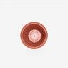 Vaso Plástico Tradicional Liso Redondo Terracota 19cm Vaso Plástico Tradicional Liso Redondo Terracota 19cm
