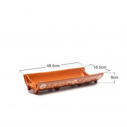 Telha Barro Regional N.2 48.5X18.5X8cm Telha Barro Regional N.2 48.5X18.5X8cm