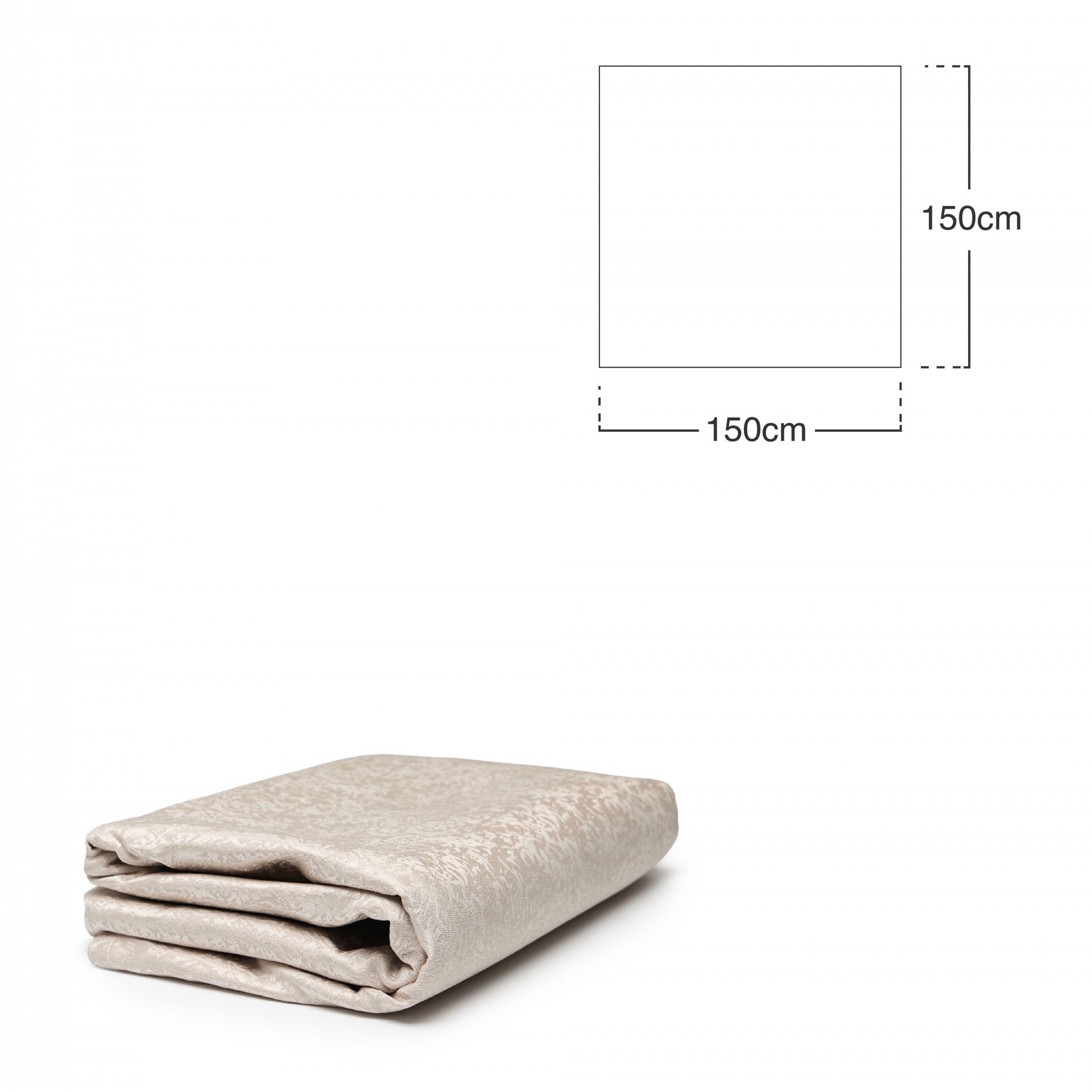 Toalha Mesa Dove 150X150cm