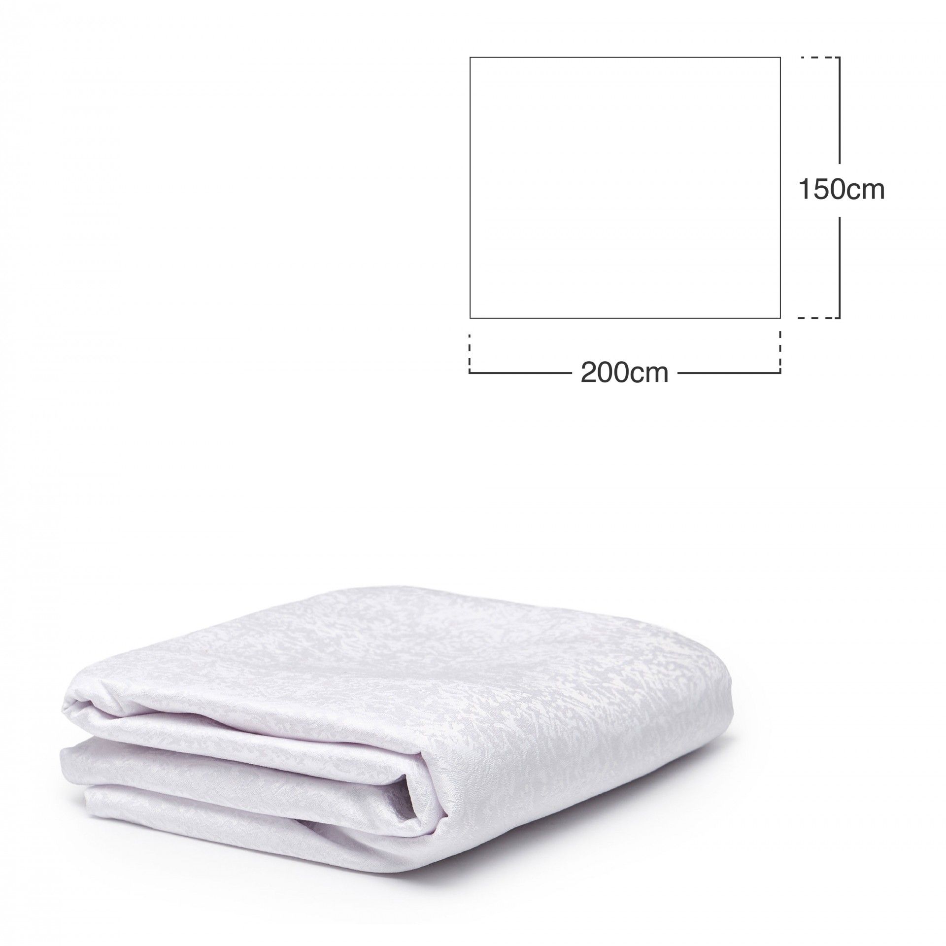 Toalha Mesa Branco 150X200cm