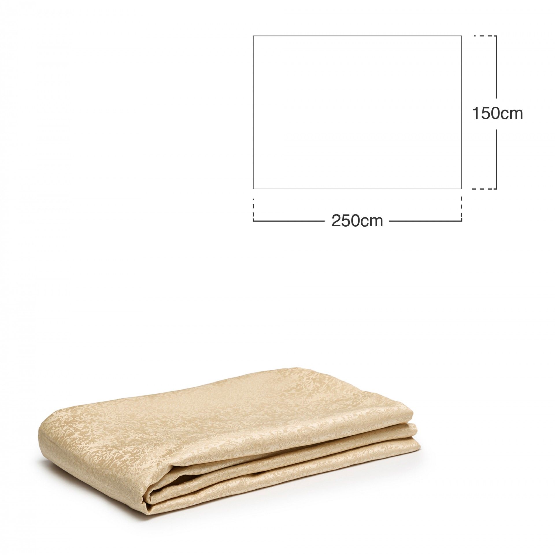 Toalha Mesa Kaki 150X250cm