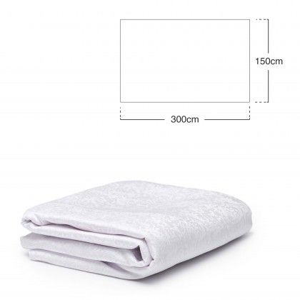Toalha Mesa Branco 150X300cm Toalha Mesa Branco 150X300cm