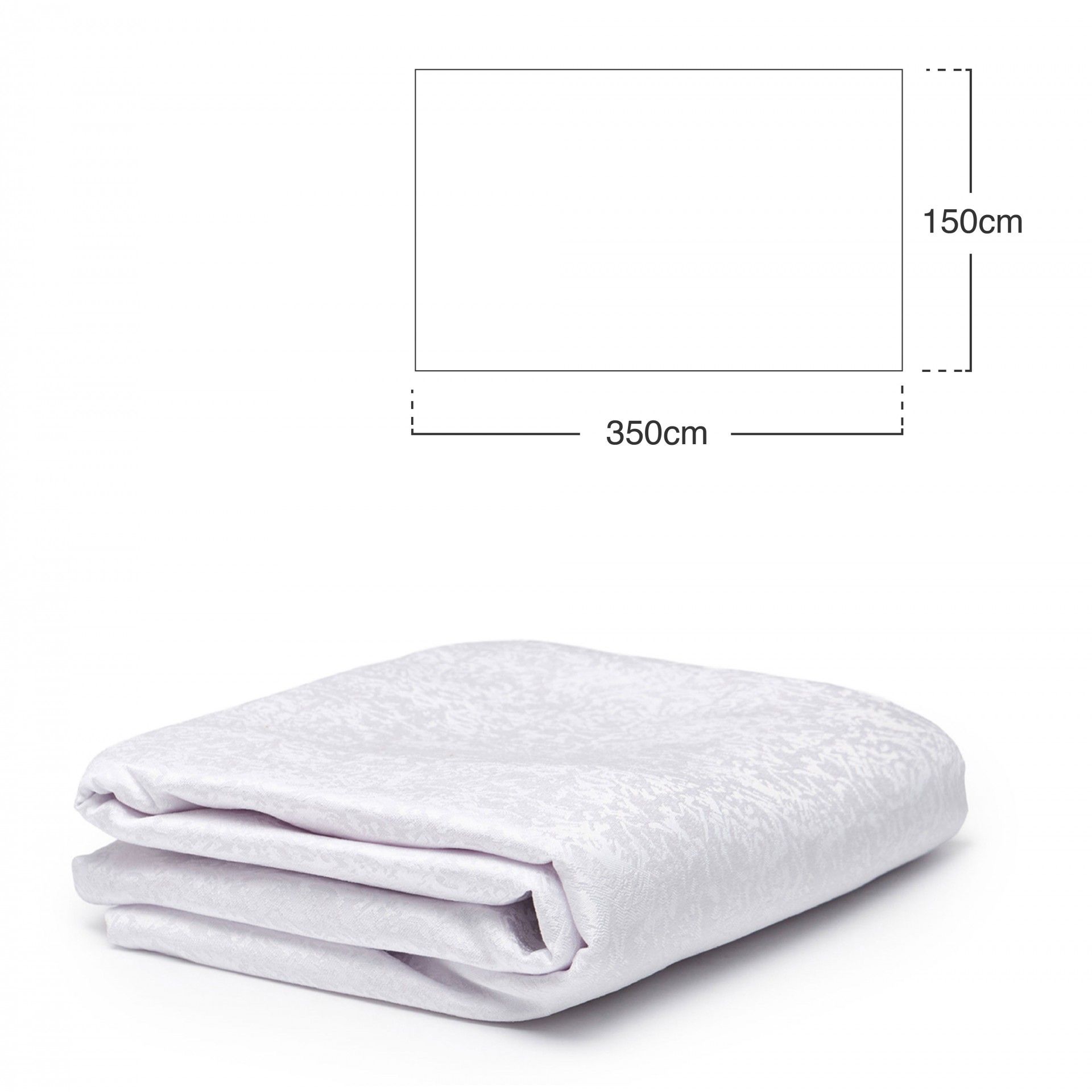 Toalha Mesa Branco 150X350cm