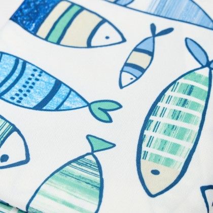 Toalha Anti Mancha Peixes 150X250cm Toalha Anti Mancha Peixes 150X250cm