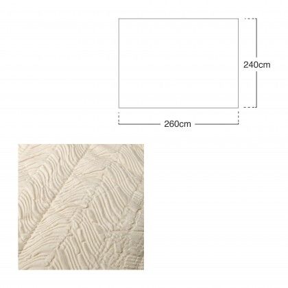 Colcha Suzy Bege 240X260cm
