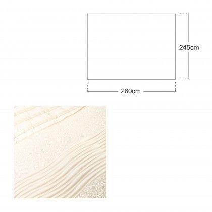 Colcha Siena Branco 245X260cm Colcha Siena Branco 245X260cm