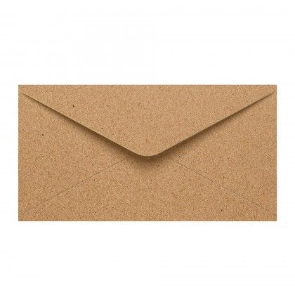 Envelope Kraft 90gr 110X220mm Pack 8