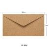 Envelope Kraft 90gr 110X220mm Pack 8