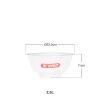 Tigela Policarbonato Transparente 2500ml 23.5X11cm Tigela Policarbonato Transparente 2500ml 23.5X11cm
