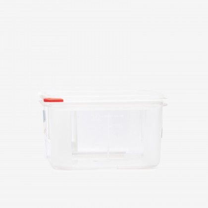 Caixa Hermética Policarbonato Quadrada 2000ml 19.5X19.5X10cm Caixa Hermética Policarbonato Quadrada 2000ml 19.5X19.5X10cm
